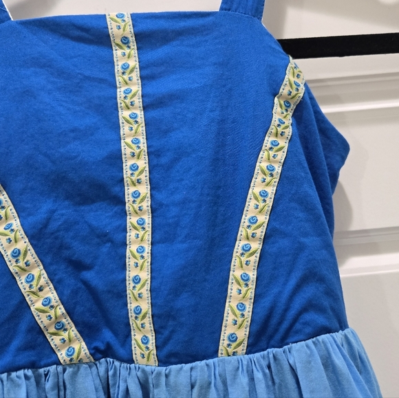LLUM TONAL BLUE GISELLE CORSET DRESS GIRLS SIZE 6 HALLOWEEN COSTUME DRESS UP - Picture 4 of 16